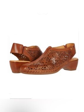 Pikolinos Leather Romana Slingback Sandals Size US 9.0/9.5